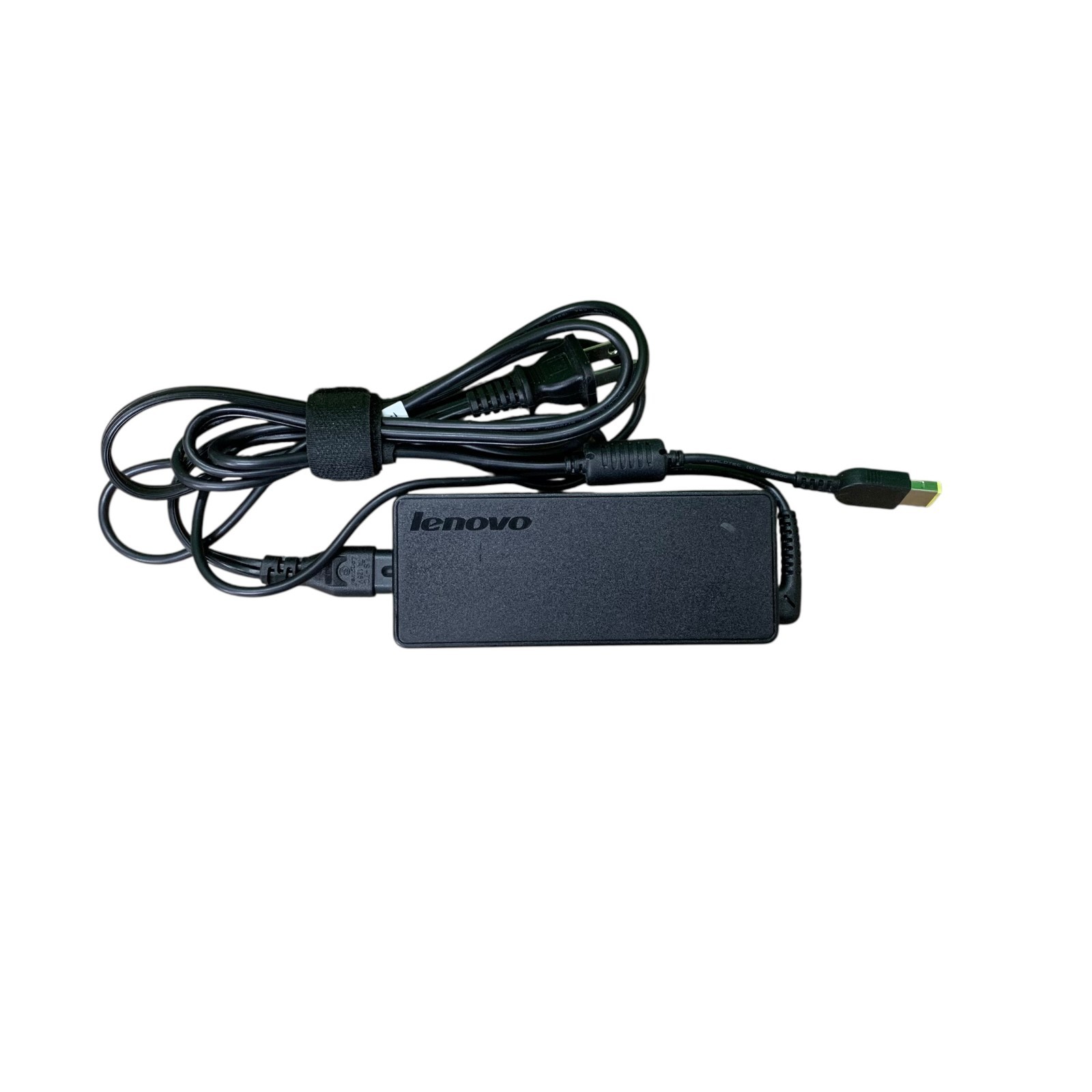Lot of 10 – Lenovo 90W 20v 4.5a Yellow Square Slim Tip Adapter w/ Pwr Cable