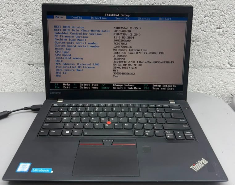 Lenovo ThinkPad T470s As-Is Untested Minimal Wear Email Blocked