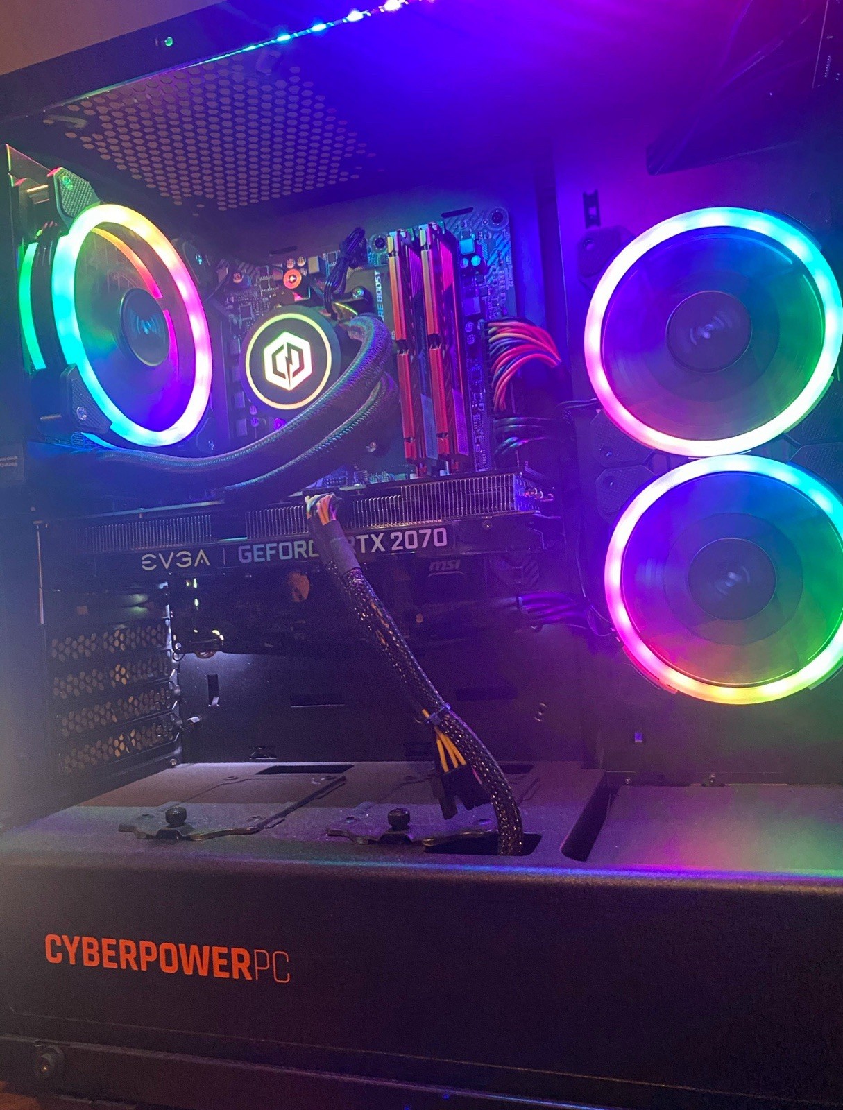 CyberPowerPC C Series GEFORCE RTX 2070 4-Core 3.79GHz 16GB RAM 256GB SSD