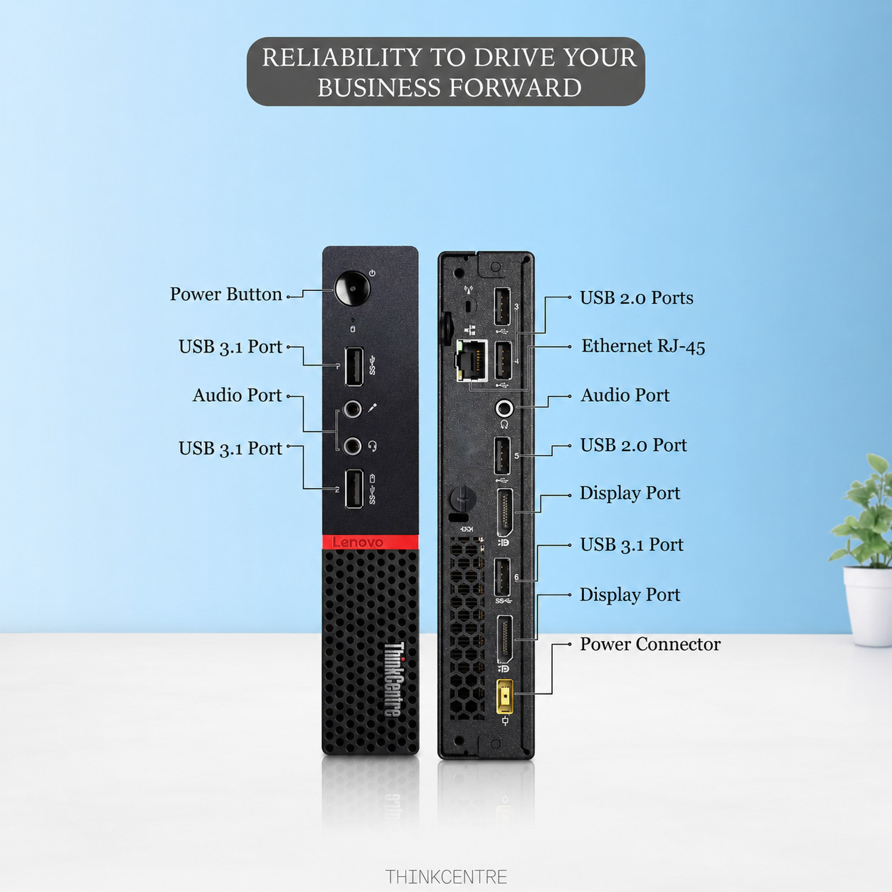 Lenovo ThinkCentre M715q Tiny AMD Ryzen 5 Pro 16GB RAM 1TB SSD Dual 24 ” Win 11