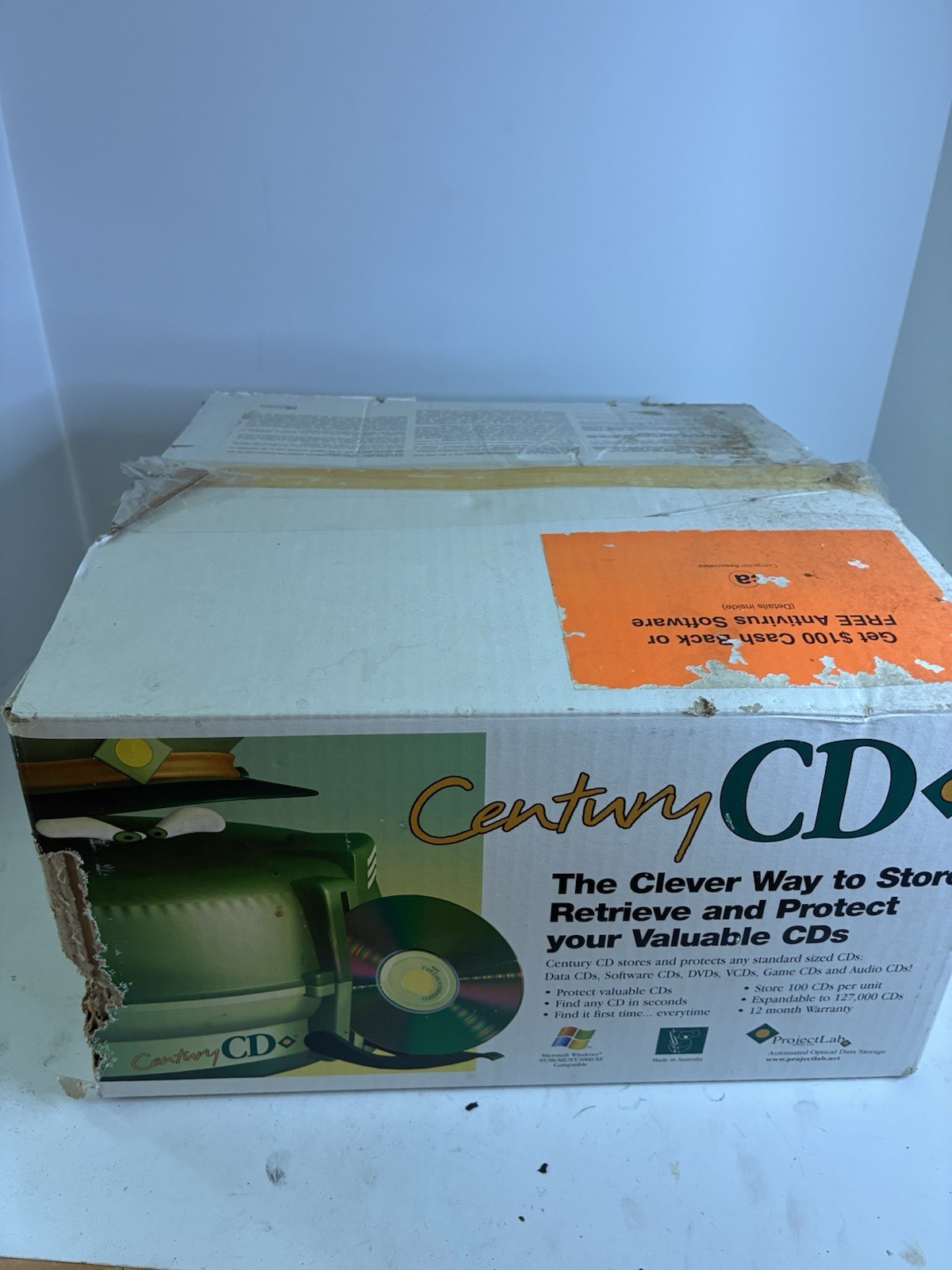 Century CD CD/DVD Jukebox Storage – 100 CD/DVD/Discs USB