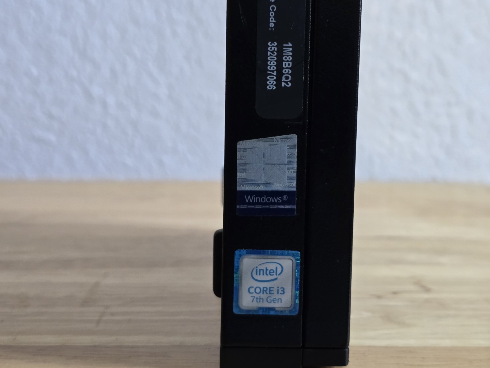 DELL OPTIPLEX 3050 MICRO I3 7100T 16GB MEM 256GB M.2 SSD 500GB HD WIFI WIN11