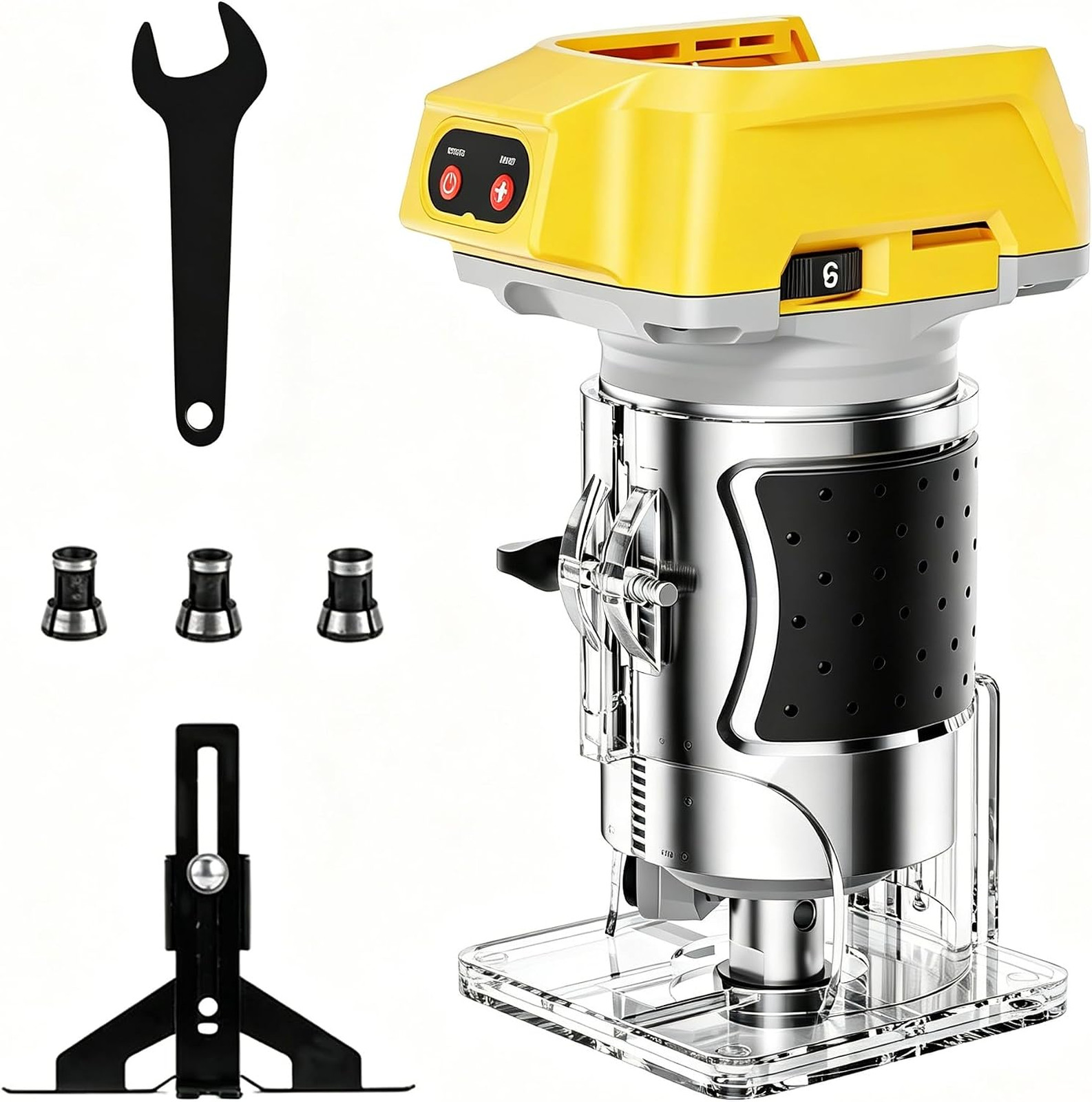Cordless Router Tool Compatible with DeWalt 20V Battery(Battery Not Included