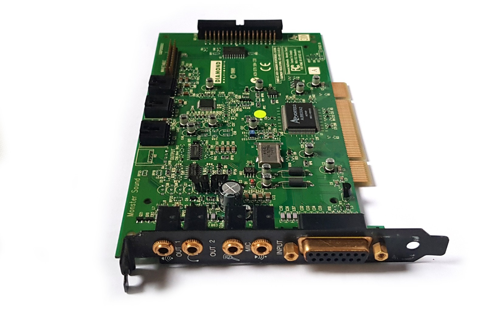 Aureal Vortex 2 Diamond Monster Sound MX300 AU8830A2 Sound Card PCI 1999 A3D