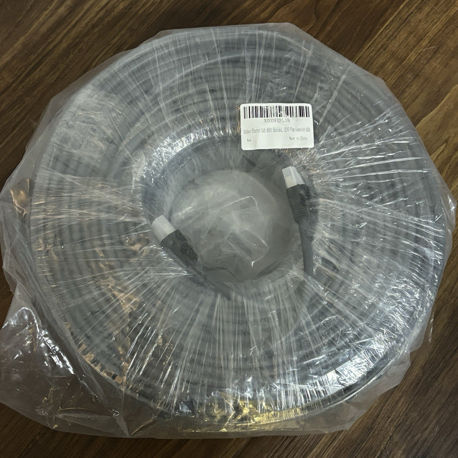 400ft Outdoor Ethernet Shielded Cat6 Cable, Buriable UV Resistant RJ45