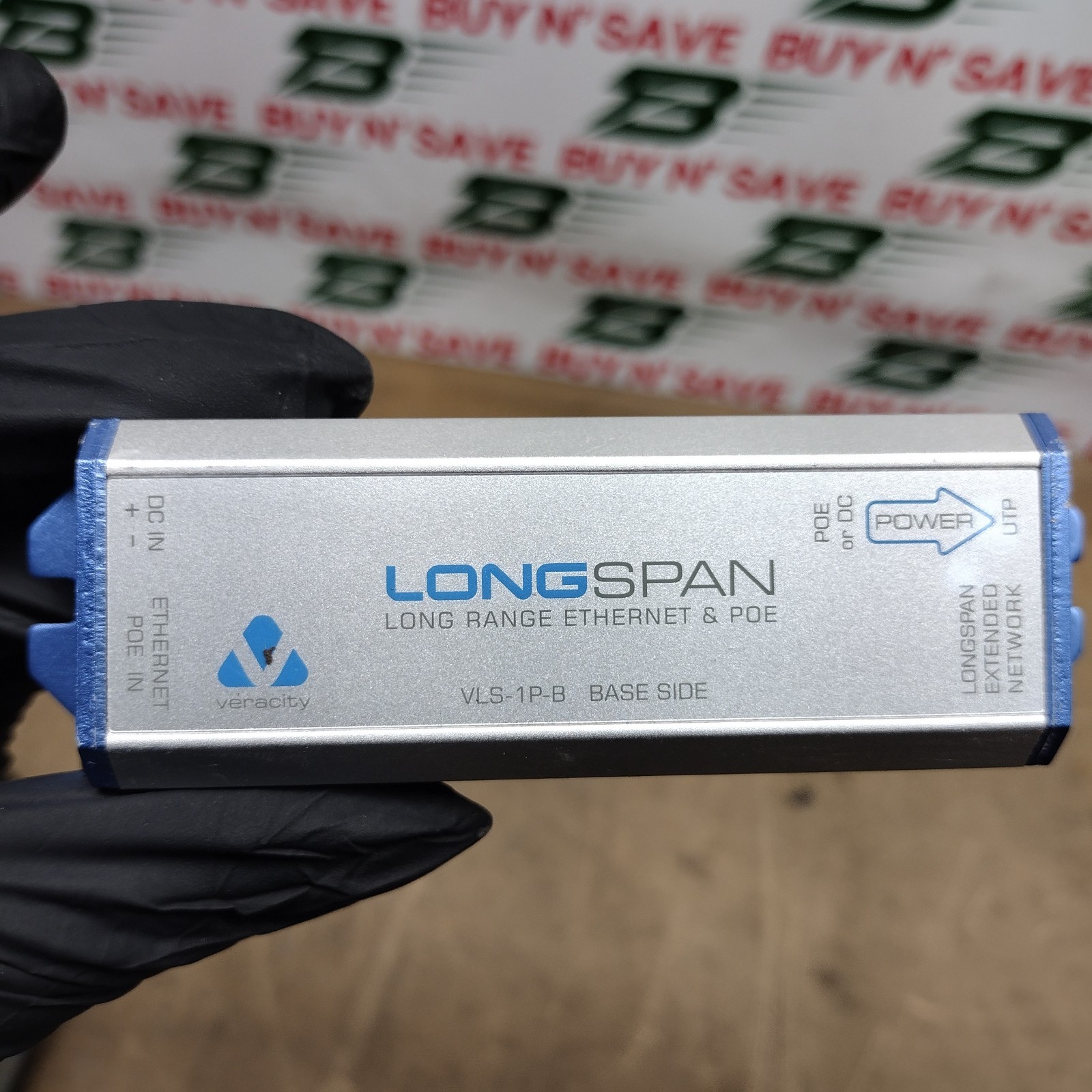 Lot of 2 – Veracity VLS-1P-B Longspan Base Side Network – USED
