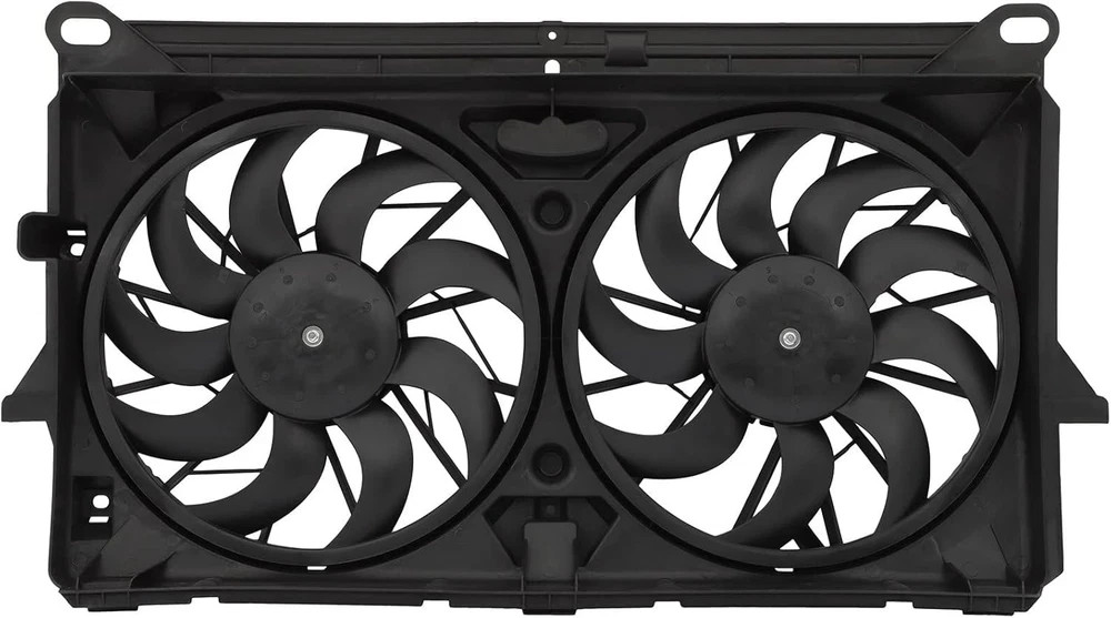 Radiator Electric Cooling Fan GM3115212 Engine Slim Fan Fits for 2005-2006 Black