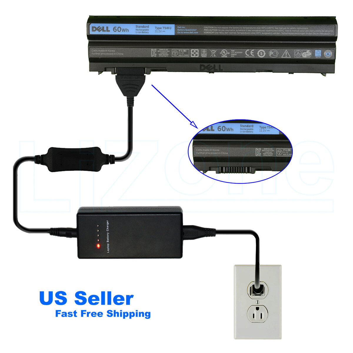 External Laptop Battery Charger for Dell Latitude E6440 E6540 E5530 E5430 E5520