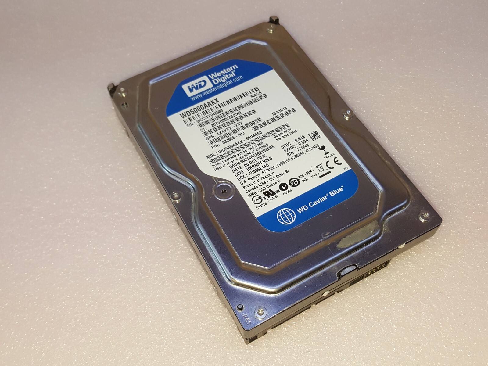 Dell Optiplex 7010 – 500GB SATA Hard Drive with Windows 10 Home 64-Bit Preloaded