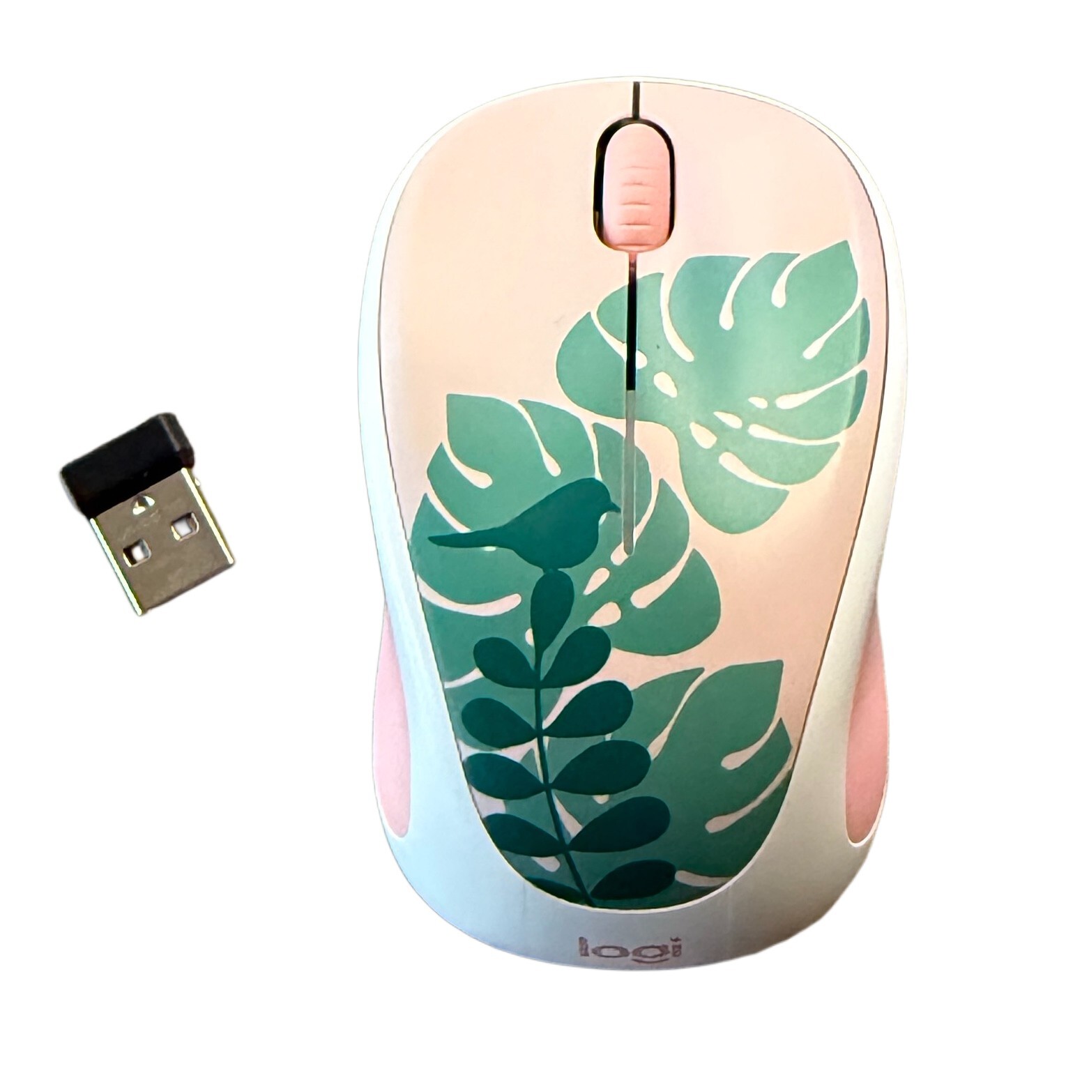Logitech Design Collection M317c Wireless Optical Mouse – Chirpy Bird (no box)