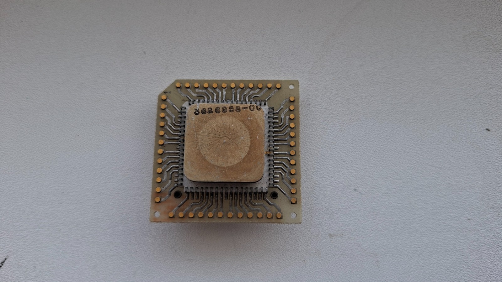UNIVAC CPU 3626958-00 very rare UNIVAC unknown vintage CPU GOLD