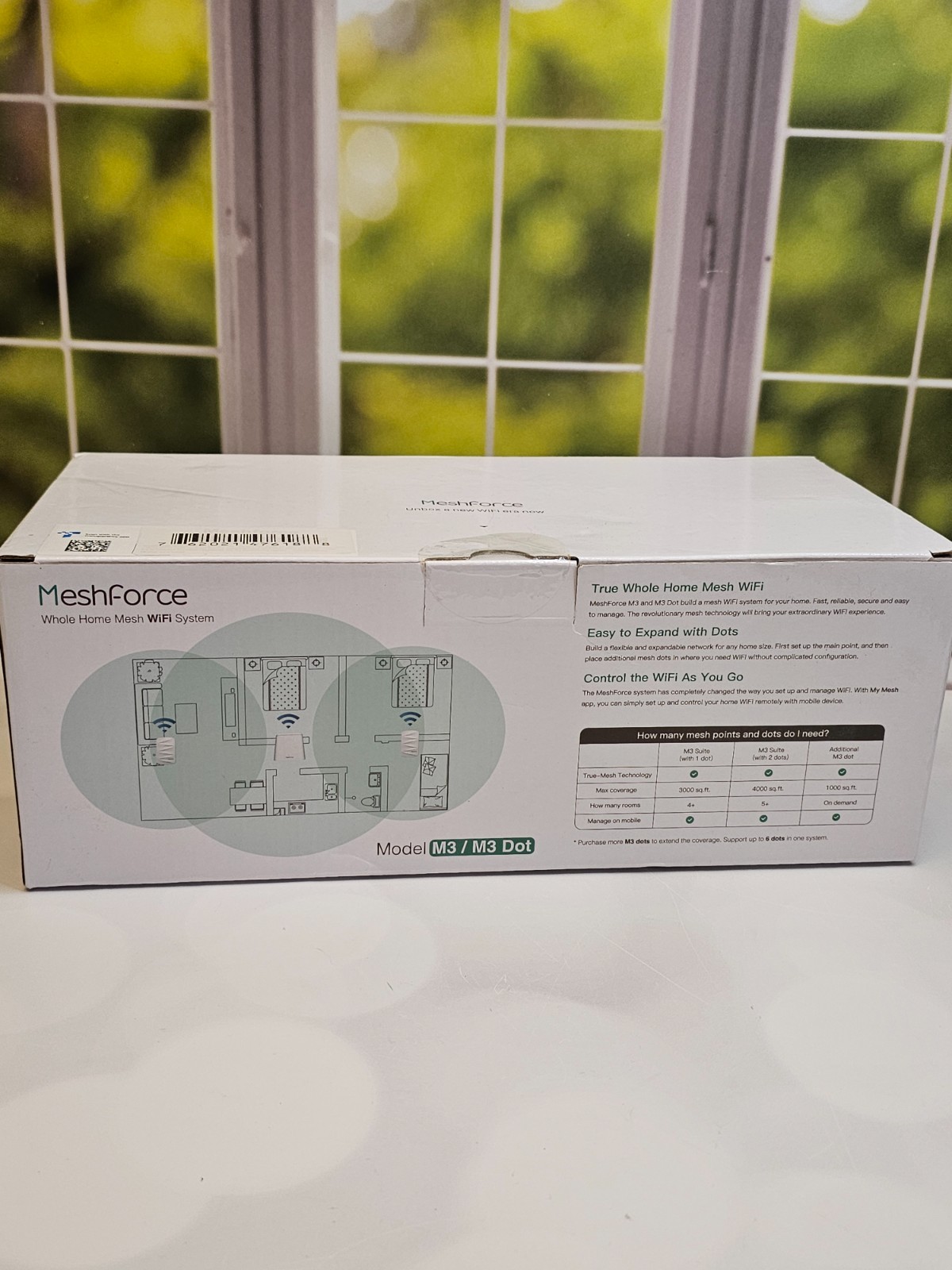 Meshforce Whole Home Mesh Wifi System M3 / M3 Dots – White Brand New