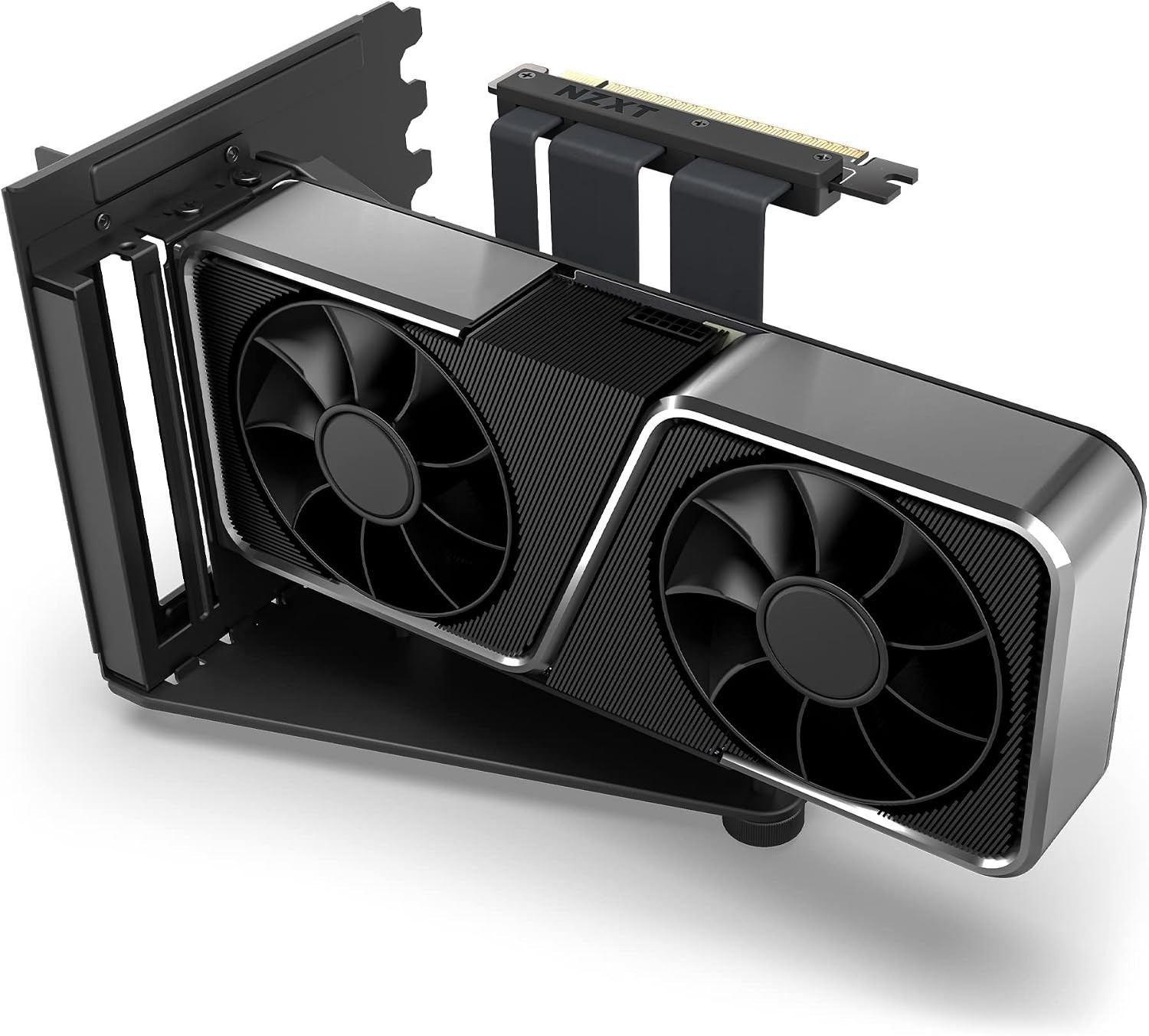 GPU Holder with 175mm PCIe 4.0 Riser – Ideal for AMD & NVIDIA Systems