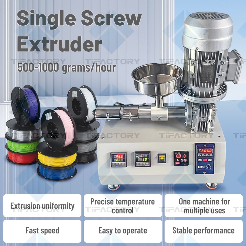 Laboratory Plastic Extruder Machine Single Screw Extruder Polymer Injection
