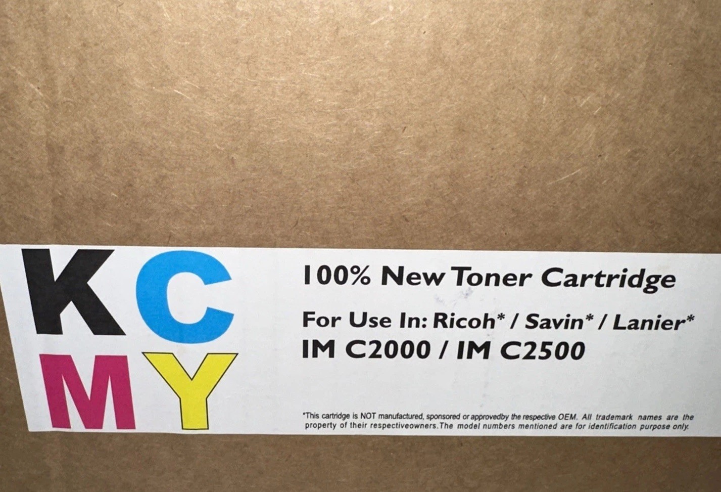 IM C2000 IM C2500 Compatible Toner 4 Pack for Ricoh 842307 842308 842309 842310