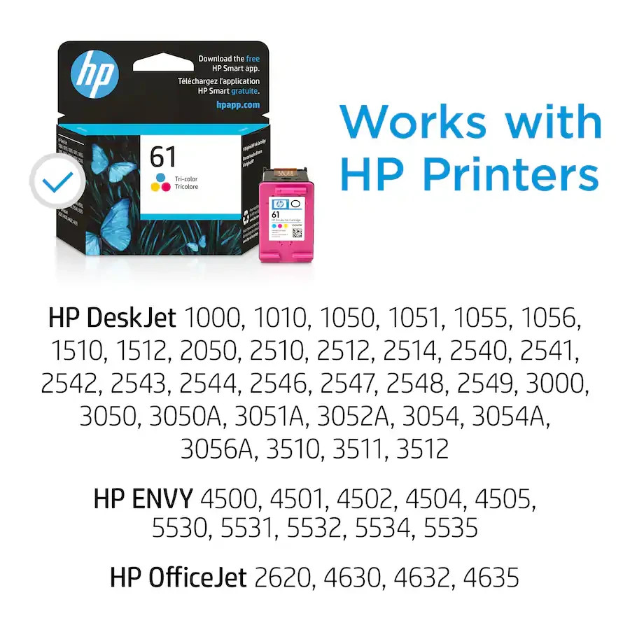 HP 61 Tri-color Ink Cartridge NEW SEALED EXP JUL/2026