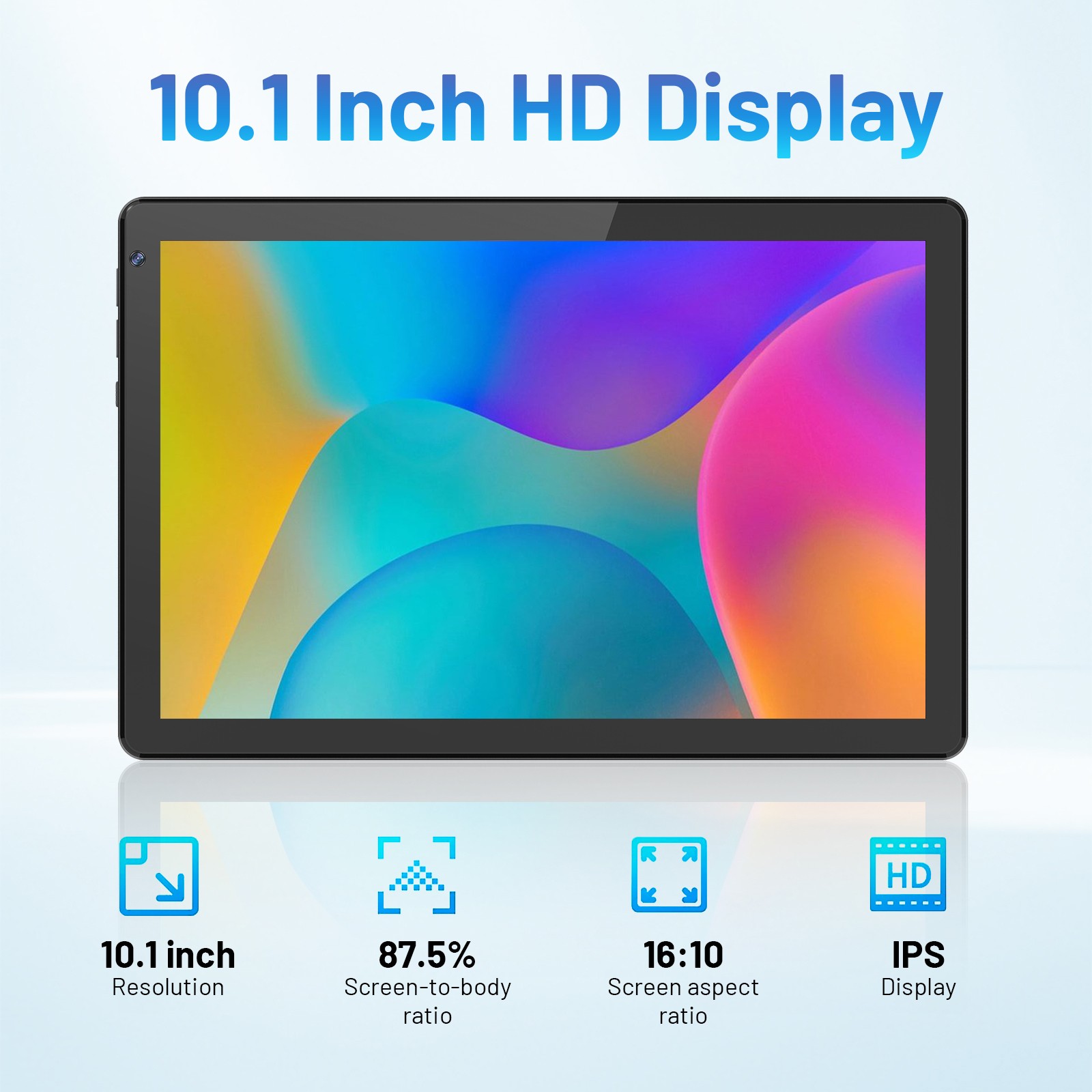 Urao 10″ Tablet Android 16 Tab IPS HD Display 30G 128GB WIFI 5G AI 5MP+8MP