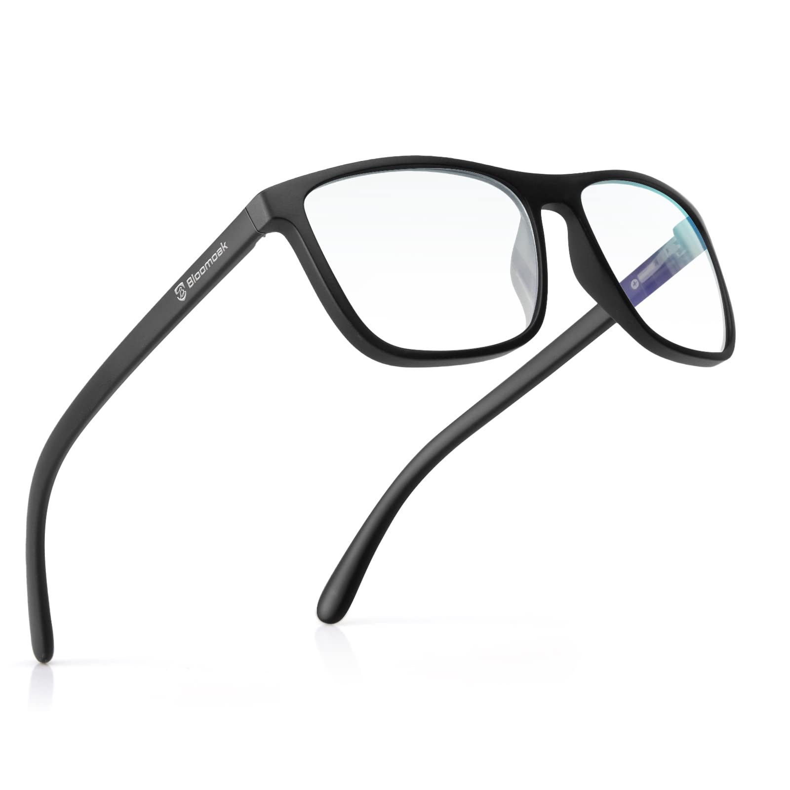 Bloomoak Clear Night Driving Glasses Non-Tinted Night Vision Glasses with Ant…