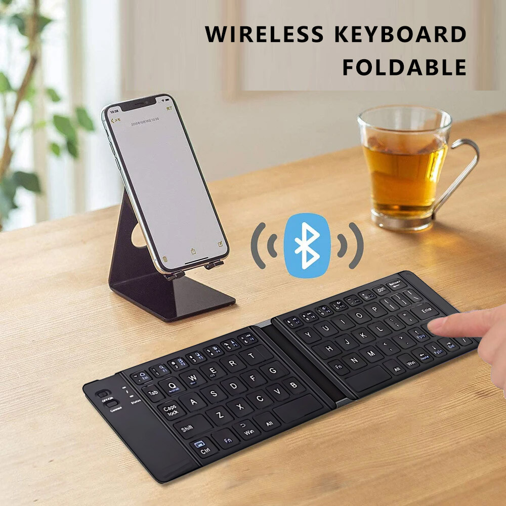 Slim Wireless Bluetooth Keyboard For iMac iPad Android Phone Tablet PC Laptop
