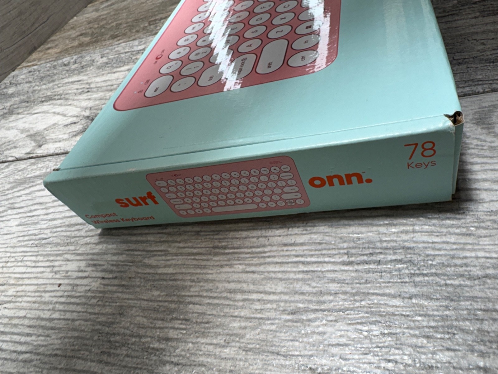 Surf Onn 78 Keys Compact Wireless Keyboard Damaged Box Pink Keyboard