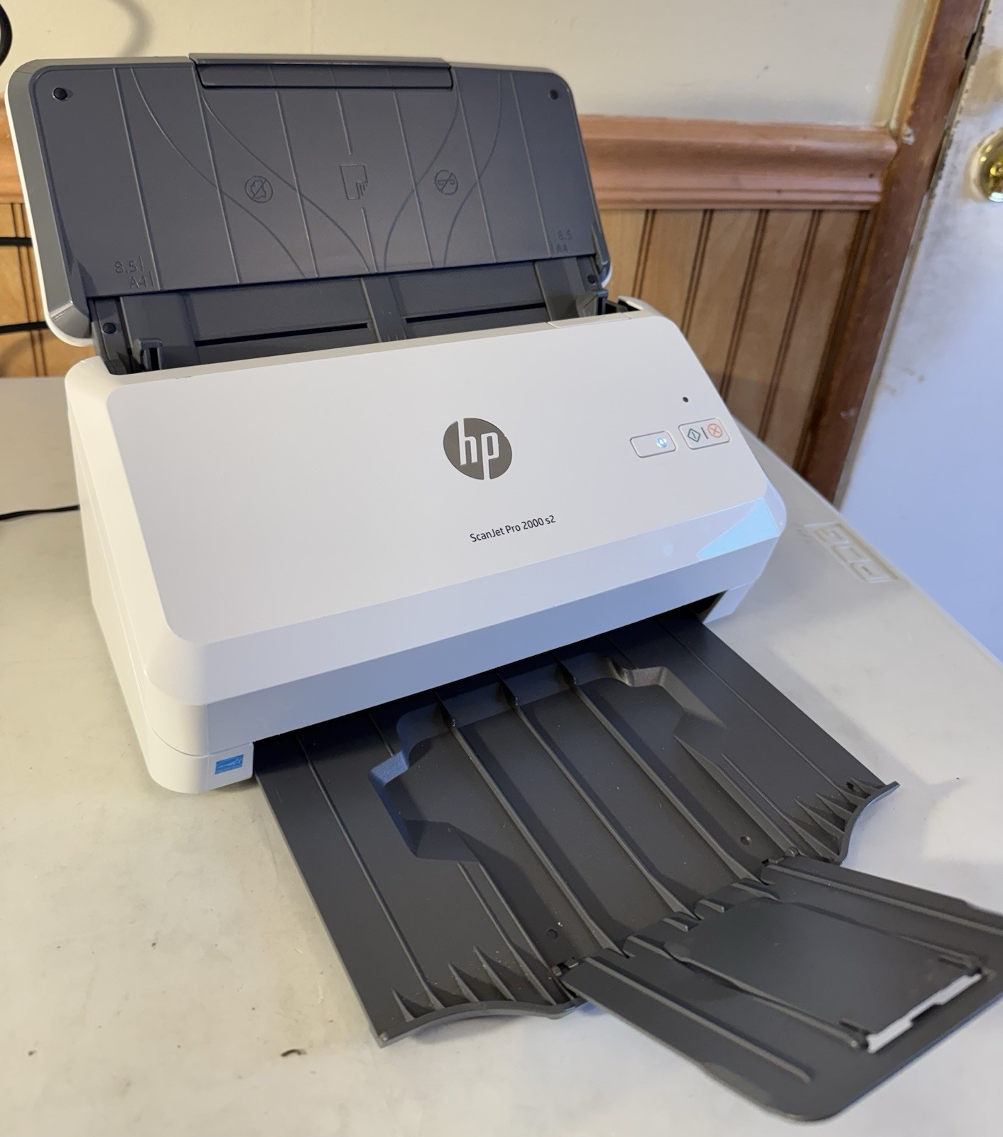 HP ScanJet Pro 2000 S2 Sheetfed Desktop Duplex Document Scanner w/AC Adapter