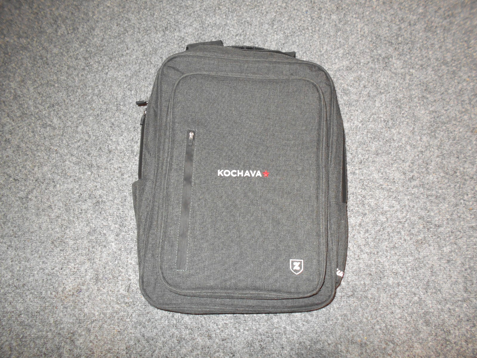 ZUSA RUGGED SHELL PADDED BACK 17X12 MULTI-COMPARTMENT LAPTOP BACKPACK A3