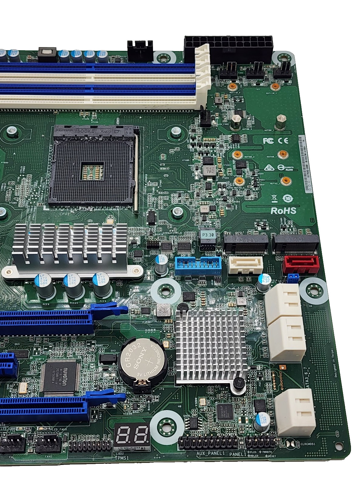 ASRock Rack X470D4U Server Motherboard + I/O plate Ryzen 3k / 5k