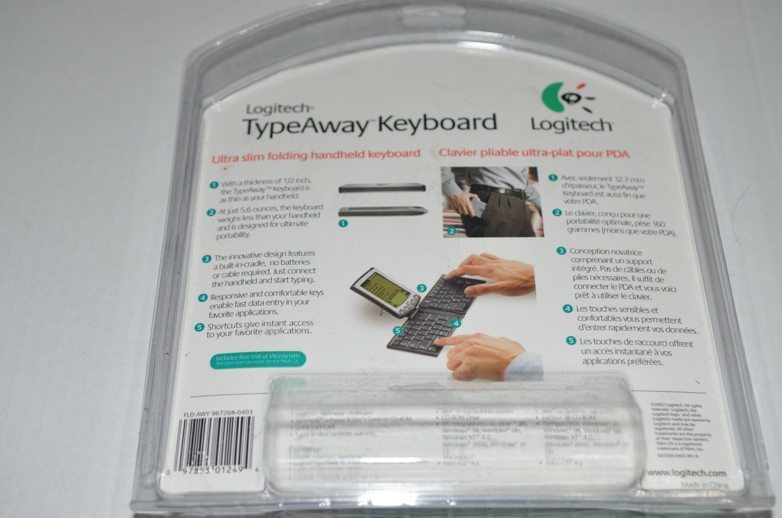 Logitech TypeAway 9672080403 Wired Keyboard