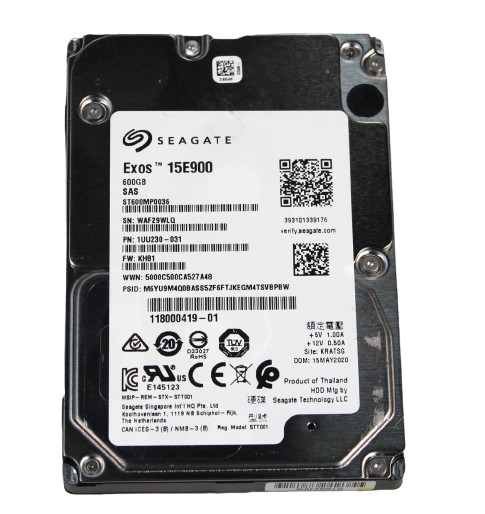 Seagate EXOS ST600MP0036 600GB 2.5 15k 12Gbps HDD Hard Drive 118000419-01