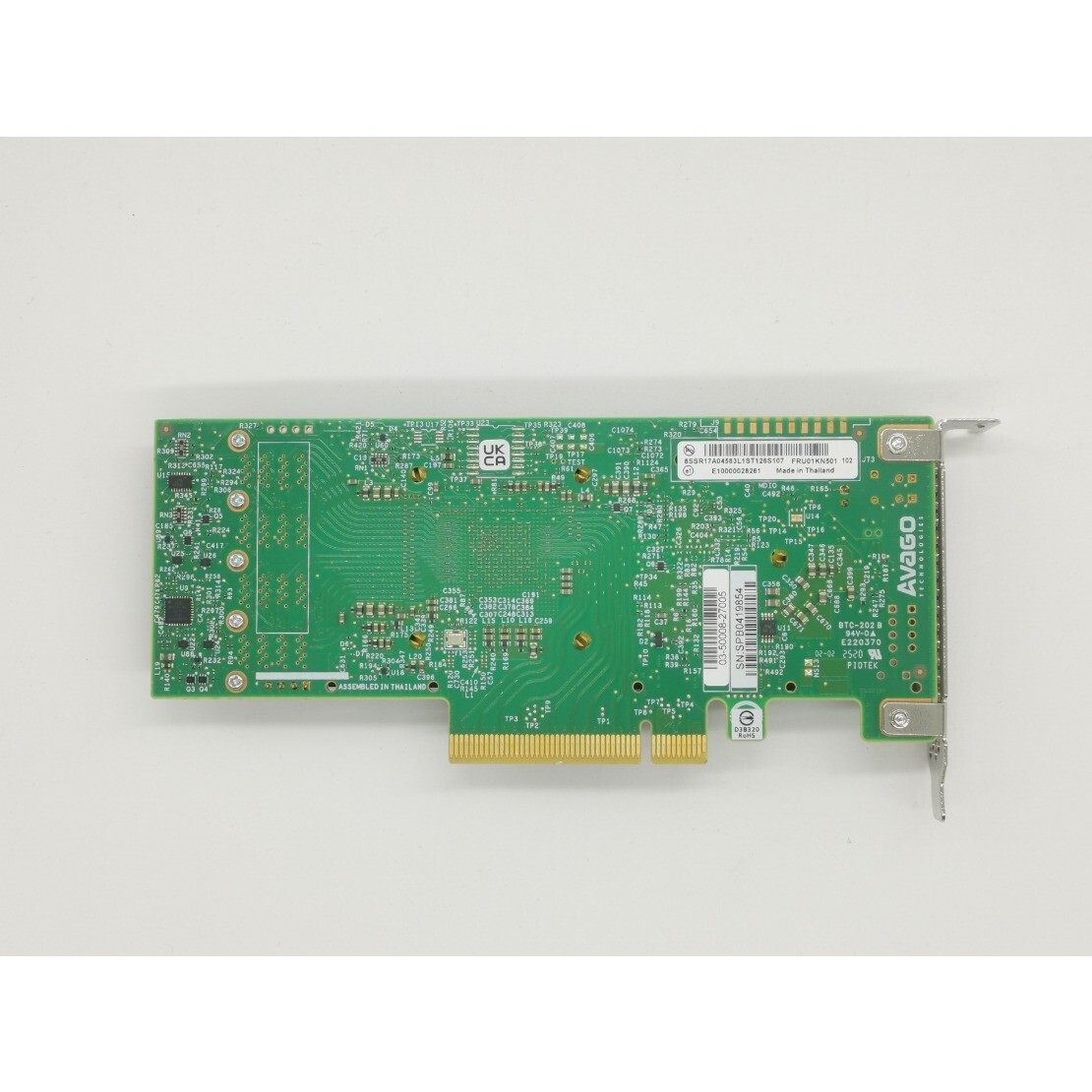 Lenovo 430-16I HBA 12Gbs PCIe 16 Port IT Mode JBOD +4*SFF-8643 TO SATA Cable
