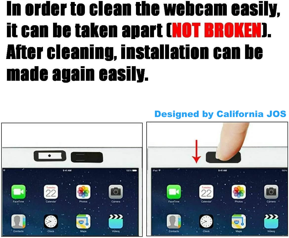1~6 PACK WebCam Cover Slide Camera Privacy Security Protect Sticker Phone -Lot