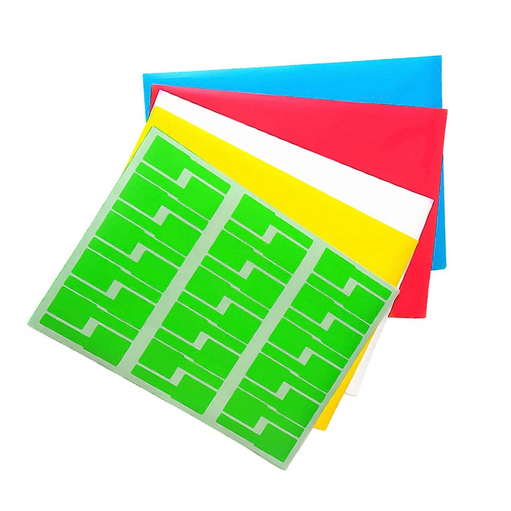 10 Pcs Multi-color Electronic Cable Tags Marking Labeling Labels