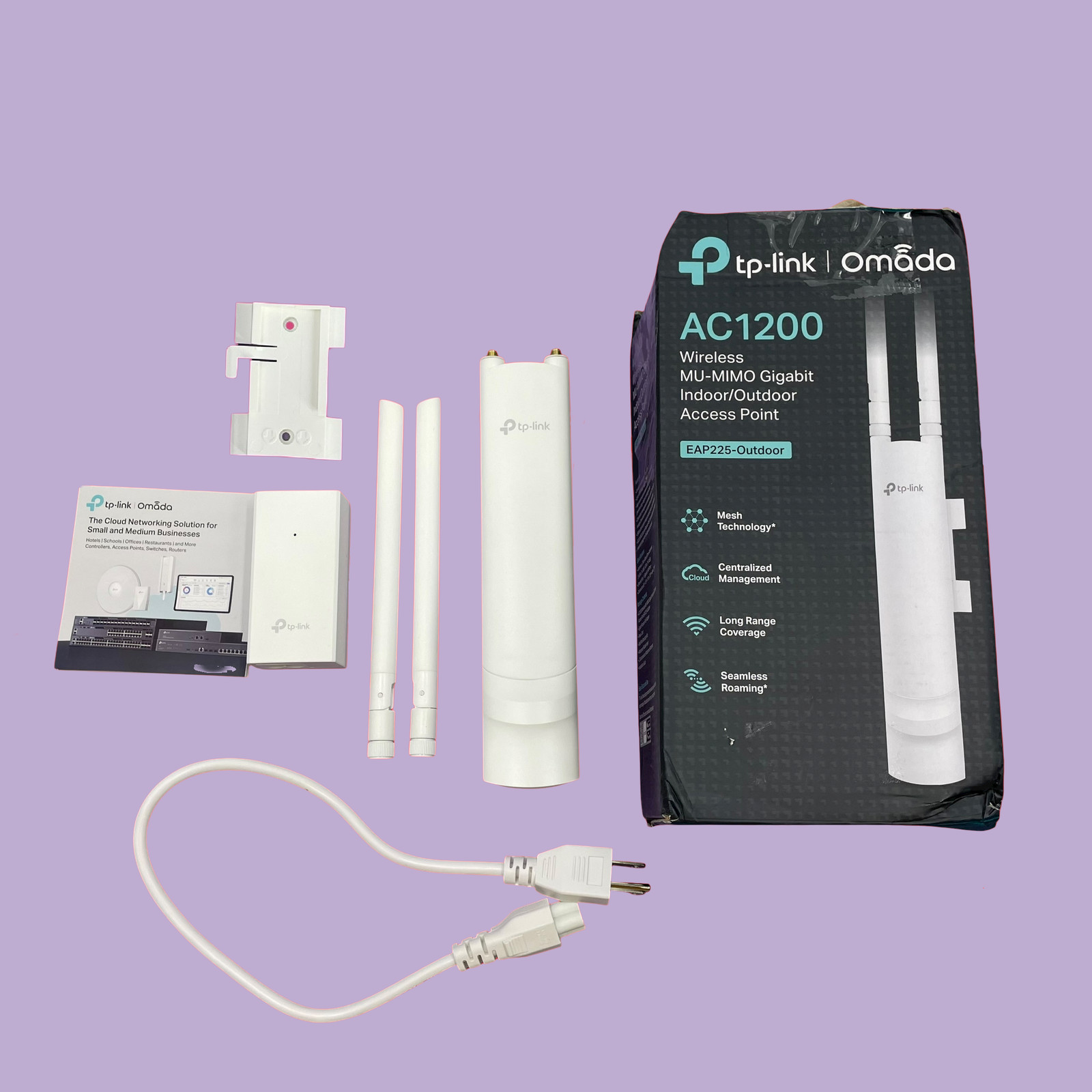 TP-Link EAP225 AC1200 Wireless MU-MIMO Gigabit In/Outdoor Access Point #MK3571