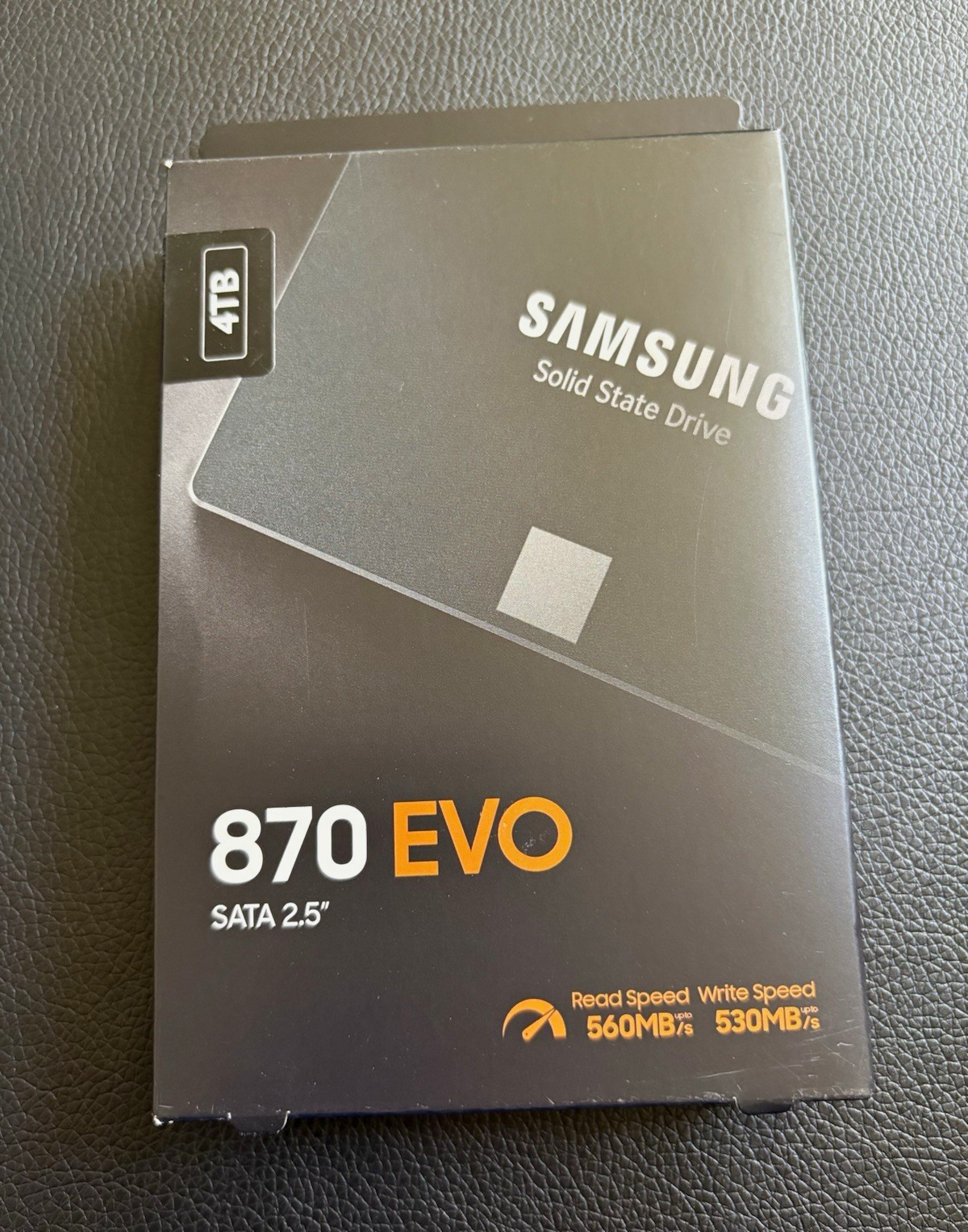 New Samsung 870 EVO 4TB 2.5″ SATA Internal SSD MZ-77E4T0B/AM 560MB/s