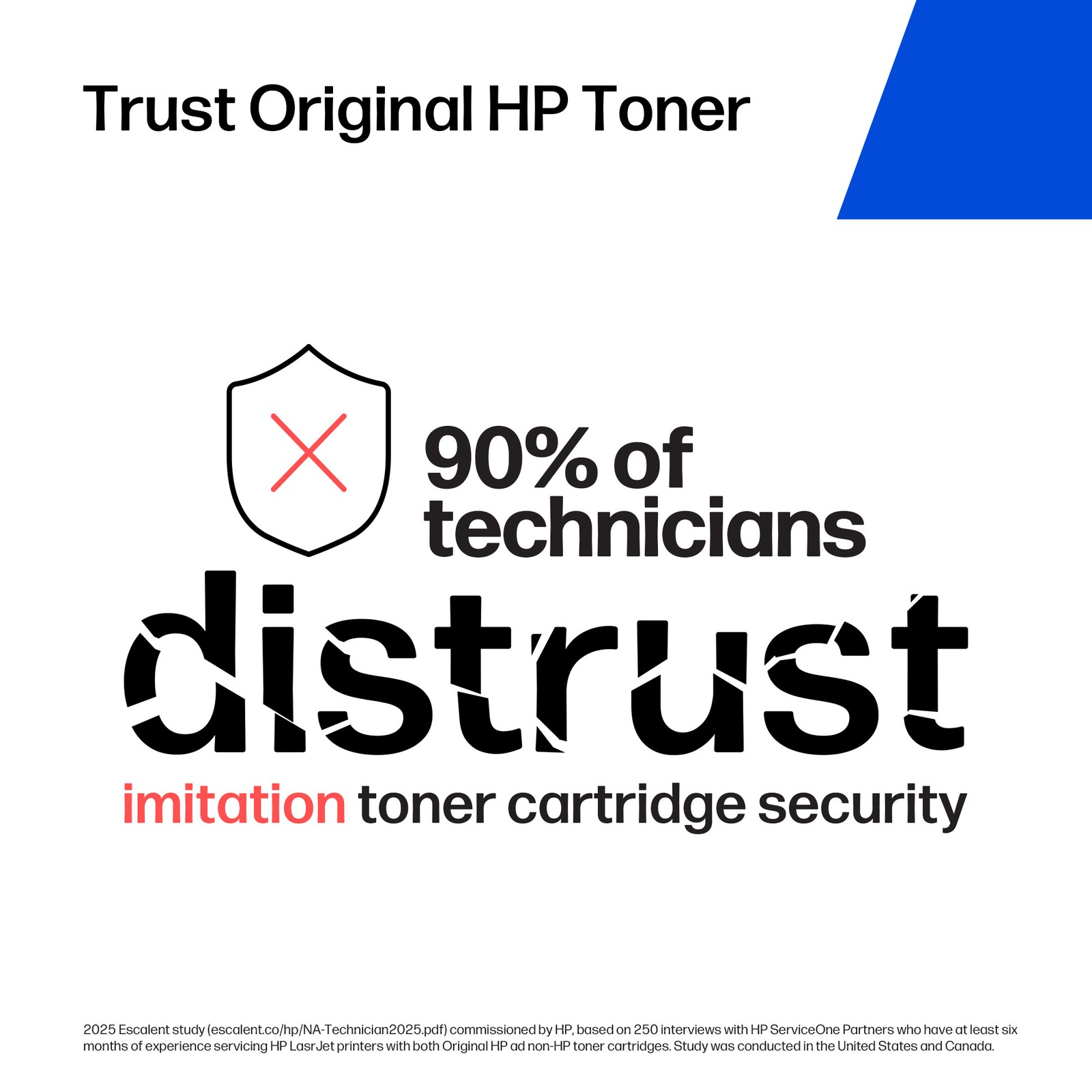 HP 210X Black Original LaserJet Toner Cartridge, ~7,500 pages, W2100X