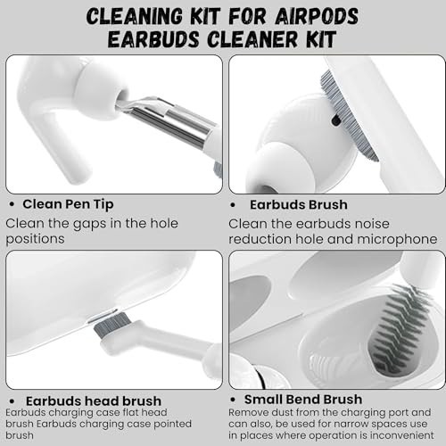 32-in-1 Electronics Cleaning Kit for Keyboard, Phone, Laptop & Tech Gadgets – Wh