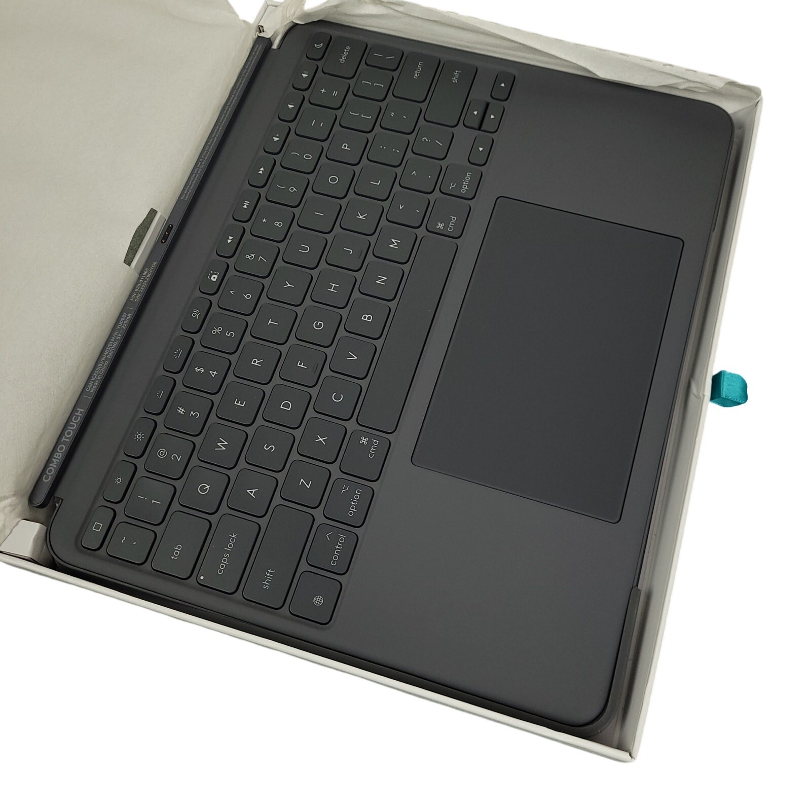 Logitech Combo Touch iPad Air 13 Inch Keyboard Case M2 (2024) Gray New Open Box