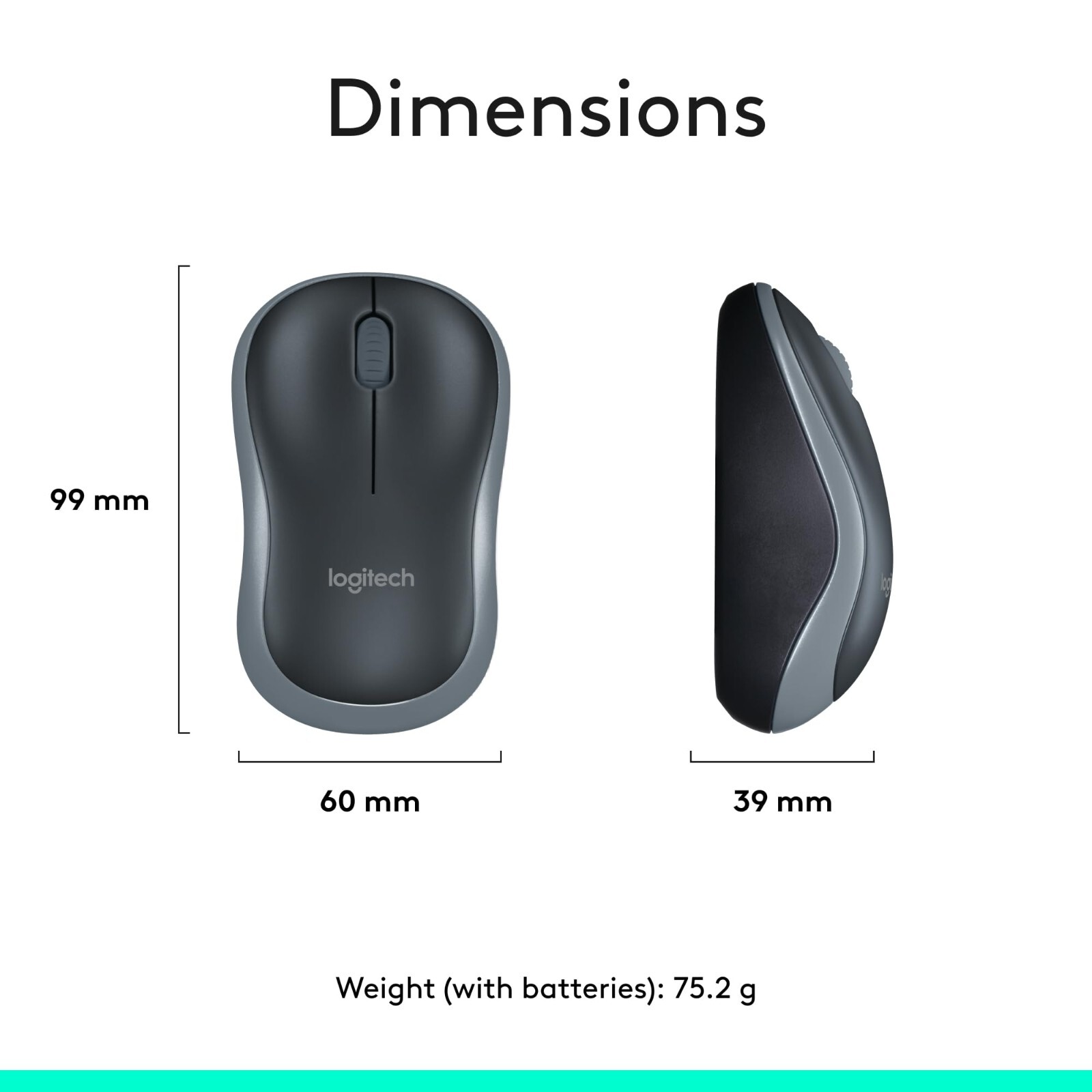 Logitech MK2270 Wireless Keyboard and Mouse Combo – Black
