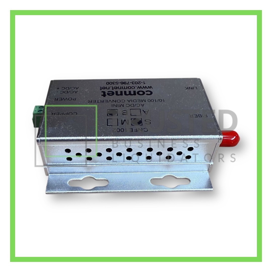 ComNet CNFE1002SAC1B-M 10/100 Mbps Ethernet Media Converter, Single-Mode Fiber