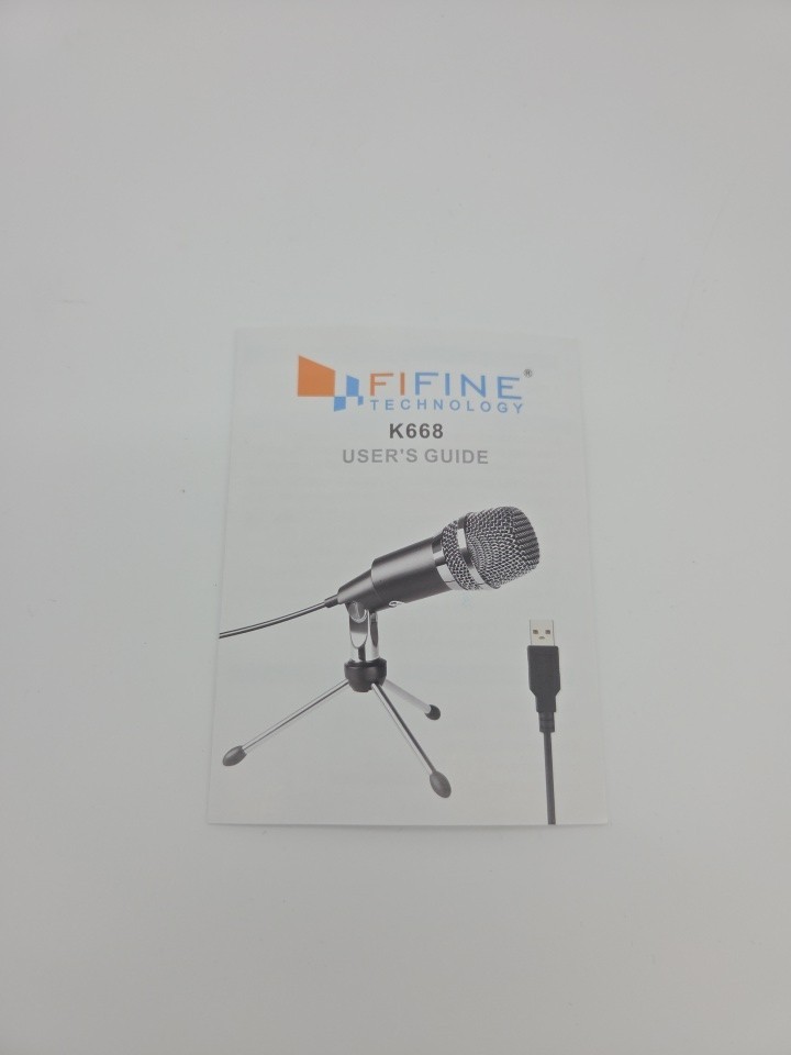 Fifine USB Plug And Play Condenser Microphone, K668 a16