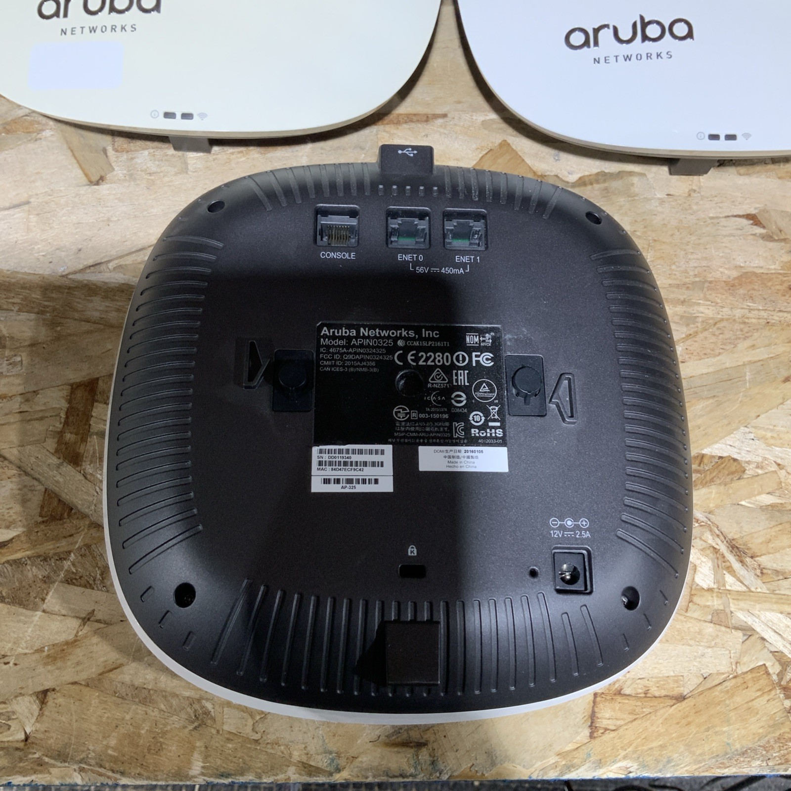 Lot of 5 – HP Aruba AP-325 Wireless Access Point APIN0325