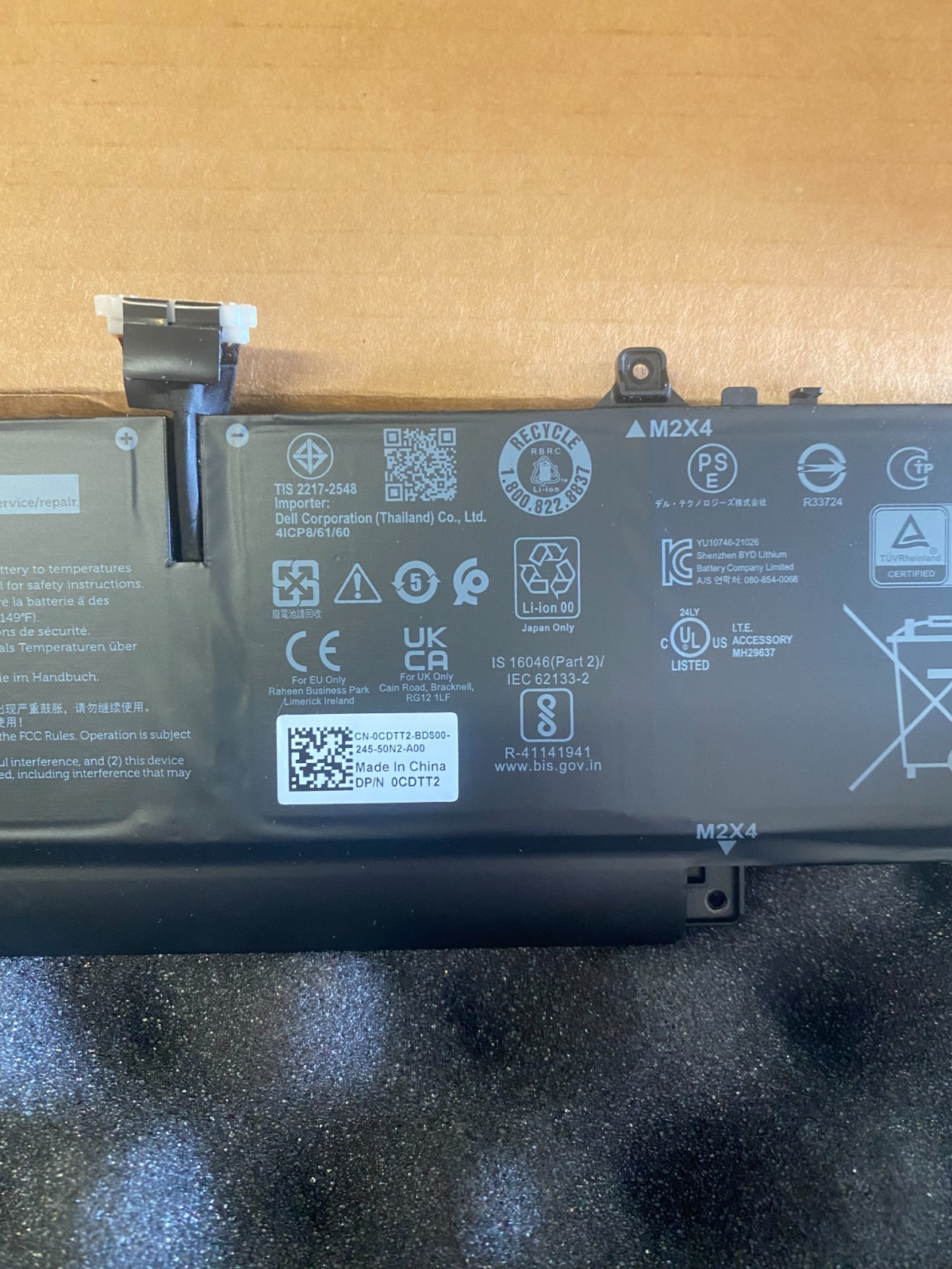 NEW Genuine P83V9 72Wh Battery Dell Precision 5470 5480 5490 P154G 0YXP8T CDTT2