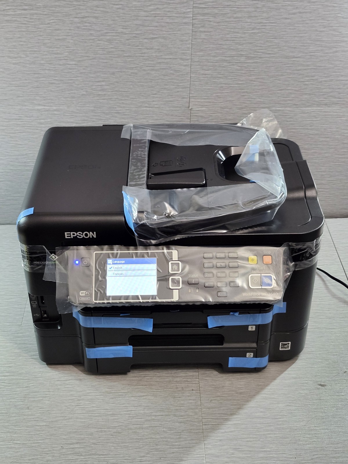 Epson Workforce WF-3640 All-in-One Printer, Wireless, Color, Copier BRAND NEW