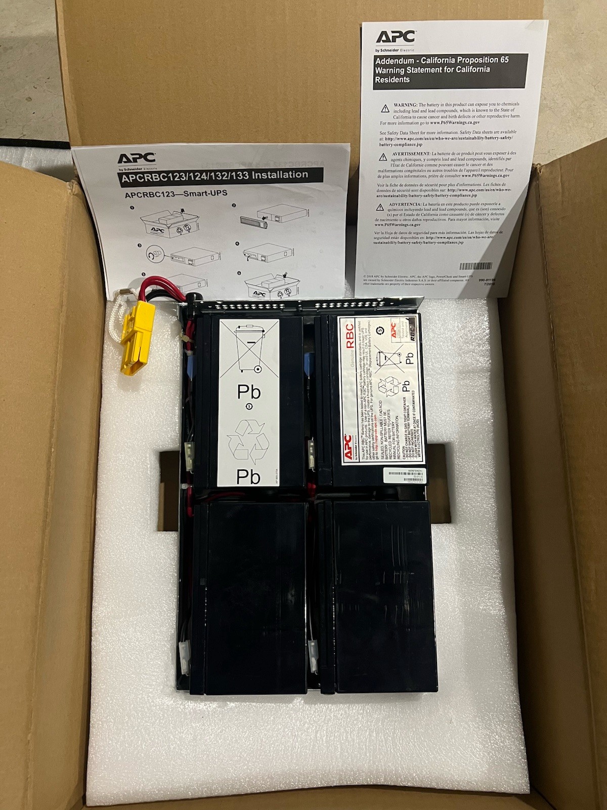 APC Replacement Battery Cartridge APCRBC133 – NEW