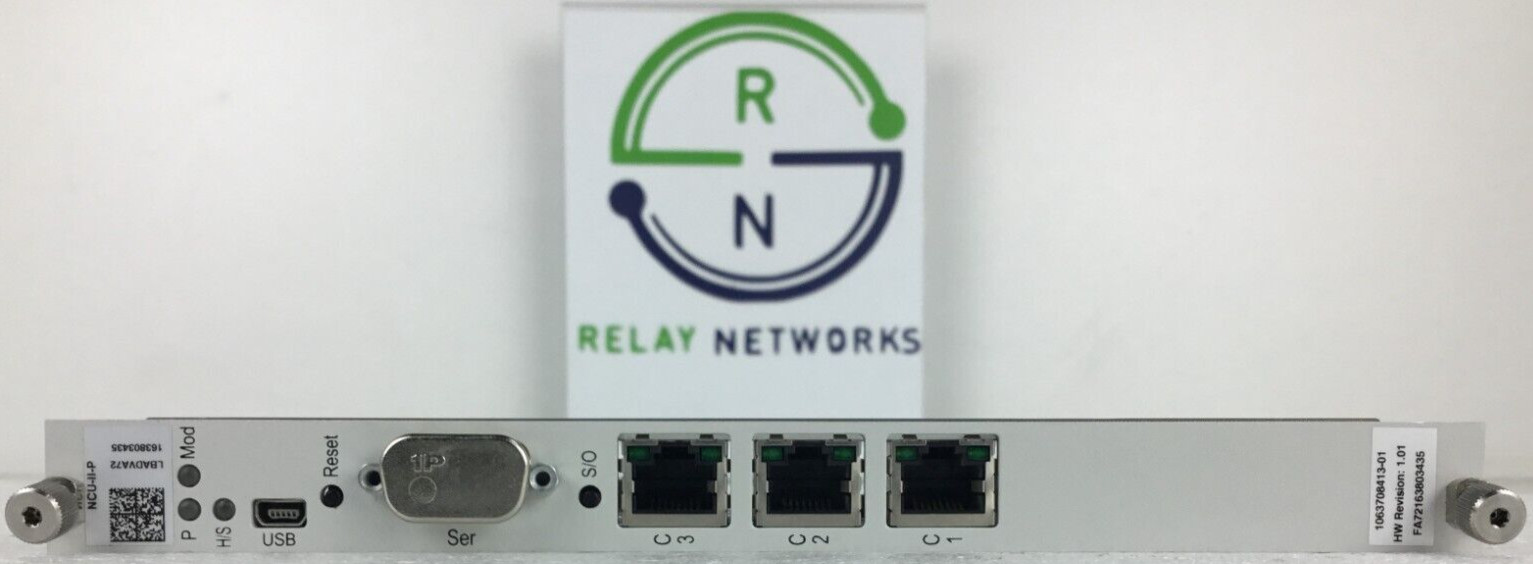 LOT OF 2 ADVA NCU-II-P 1063708413-01 Network Element Control Unit