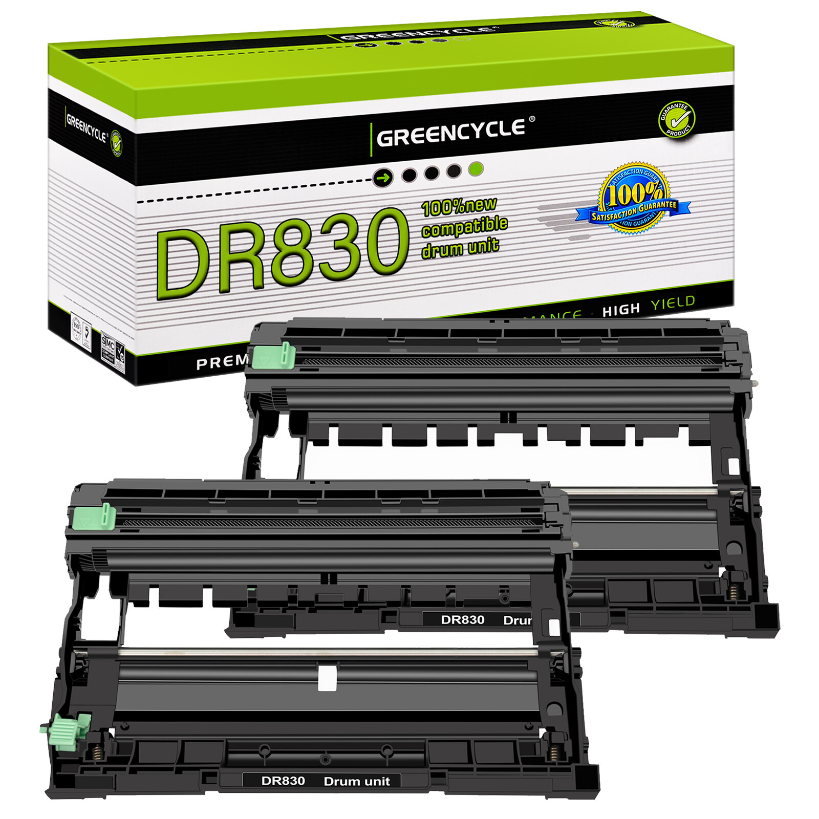 2PK DR830 Drum Unit for Brother DR-830 MFC-L2980DW L2807DW HL-L2865DW HL-L2405W