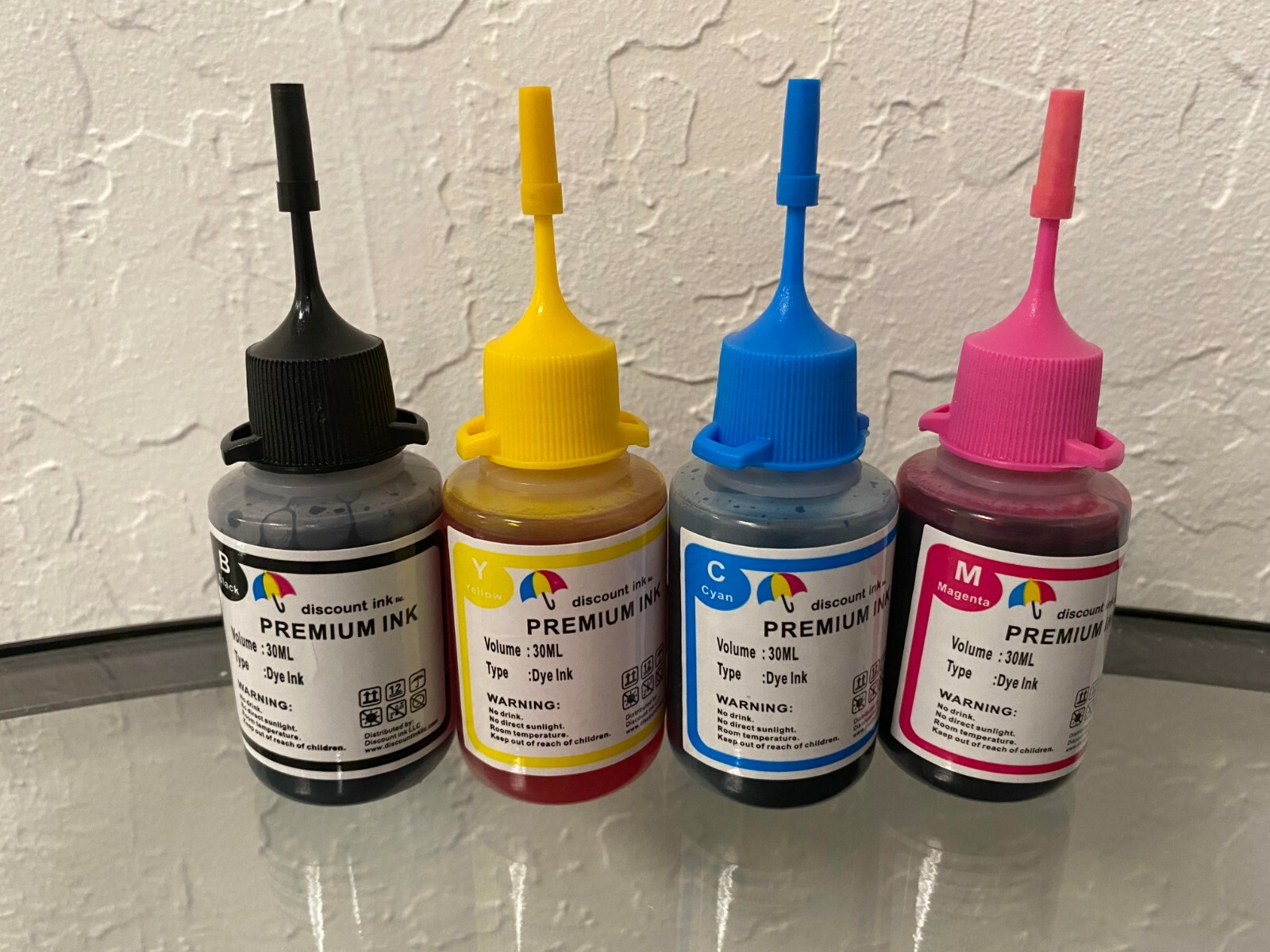 Bulk refill ink bottle for HP Canon Brother Epson inkjet printer CISS 120ml