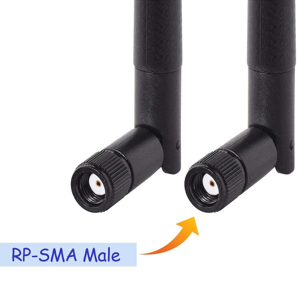Bingfu Dual Band Wifi 2.4Ghz 5Ghz 5.8Ghz 3Dbi Mimo Rp-sma Male Antenna