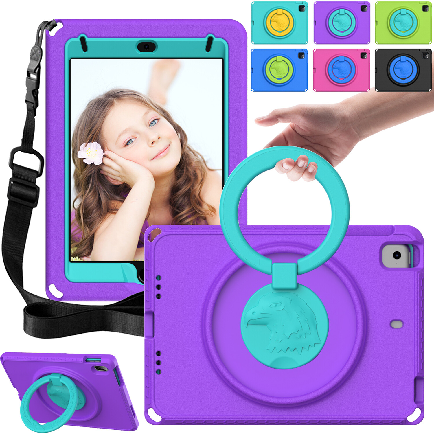 Kids Rugged Kickstand Case Cover For iPad Pro 11 1st 2nd 3rd 4th Generation Case