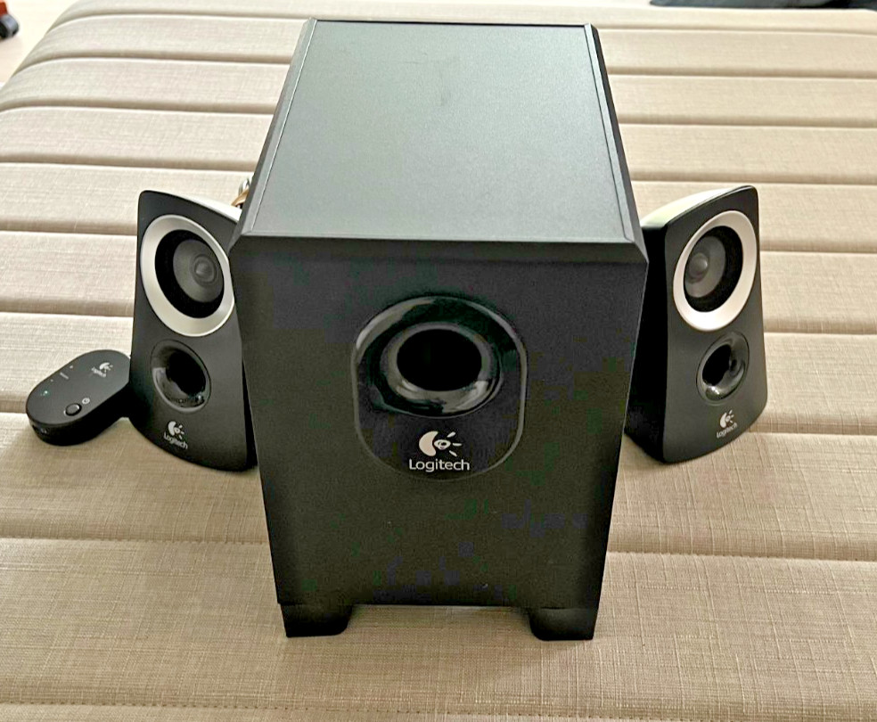 Logitech Z313 2.1 Multimedia Speaker System with Subwoofer & Wired Remote-TESTED